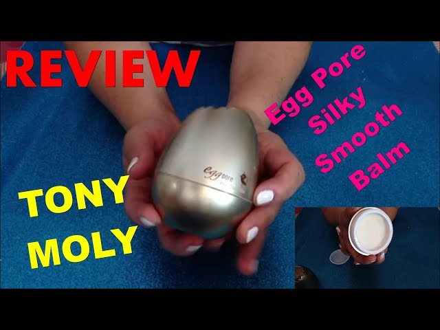 Vídeo relacionado con TONYMOLY Base de teint lissante matifiante Egg Pore silky smooth balm 20g