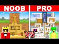 NOOB vs PRO: MODERN UNDERGROUND HOUSE Build Challenge in Minecraft