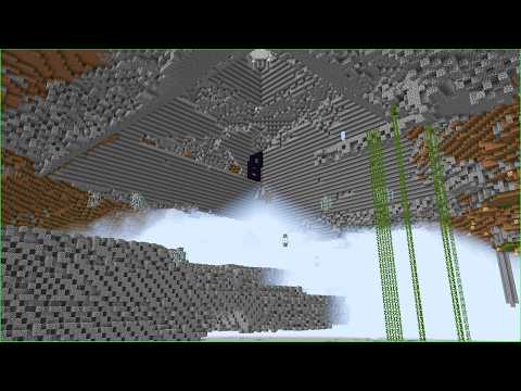 I'm almost done hollowing my lava cast mountain...