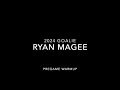 Lacrosse Goalie 2024 Pregame Warmups | Ryan Magee