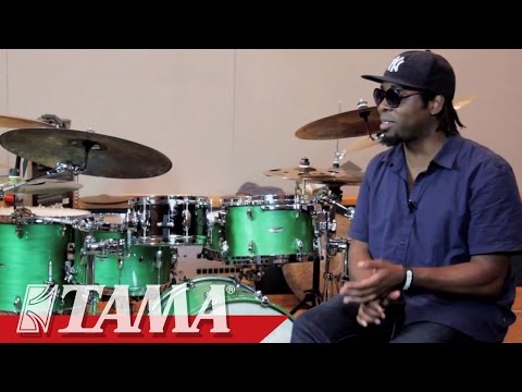 Robert 'Sput' Searight on TAMA STAR Walnut Drums