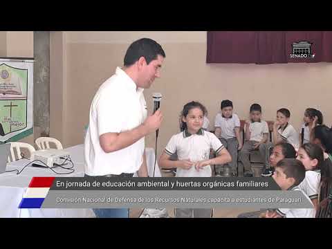 CONADERNA capacita a estudiantes de Paraguarí en educación ambiental y huertas orgánicas familiares