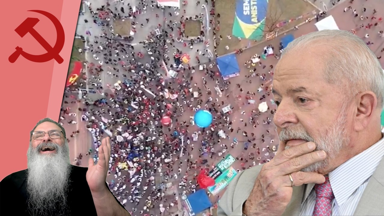 1º de MAIO da ESQUERDA FLOPOU COMPLETAMENTE e LULA está ISOLADO