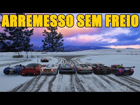 Forza Horizon 4 - Nem ROUBANDO Eu Ganhei No Arremesso Sem Freio - Gameplay