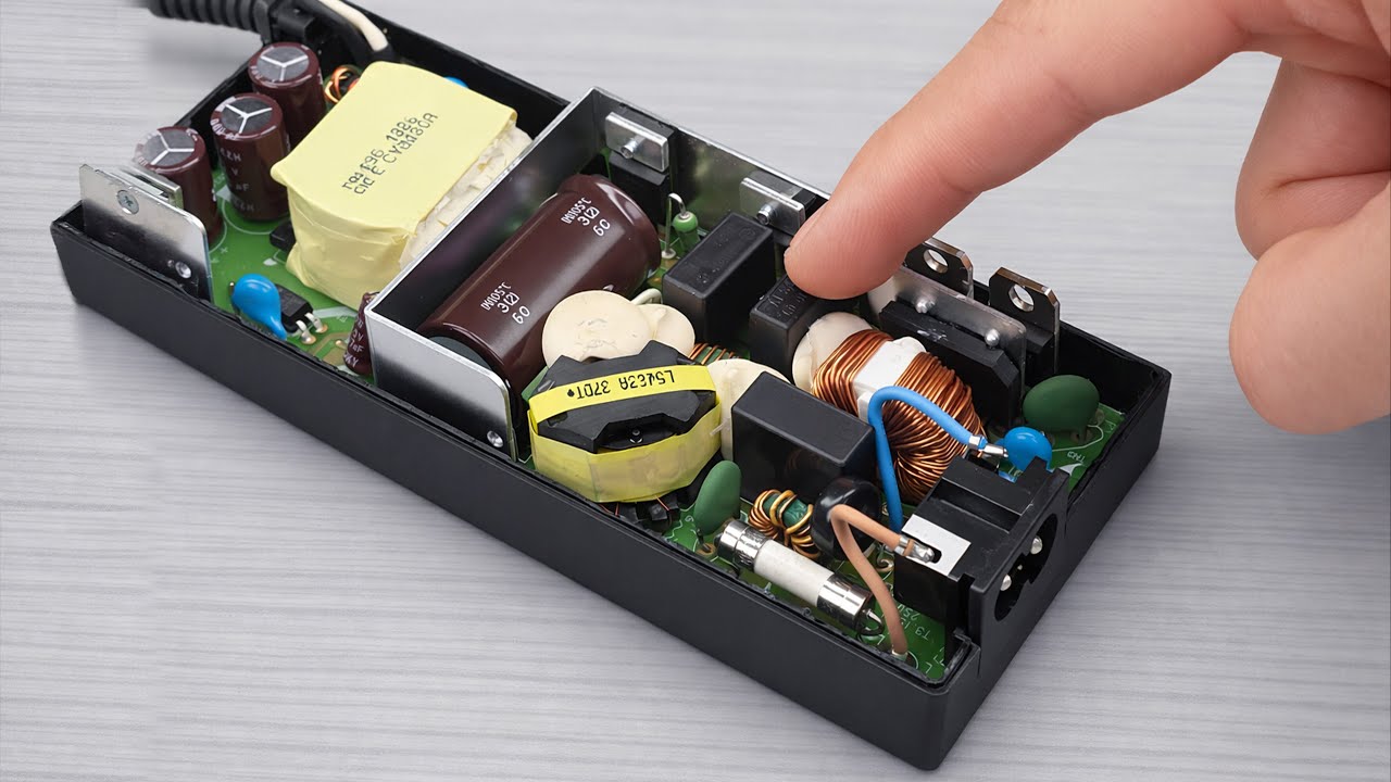Hidden Inside Laptop Charger Is A AMAZING Component That Billions Of People Don't Know!