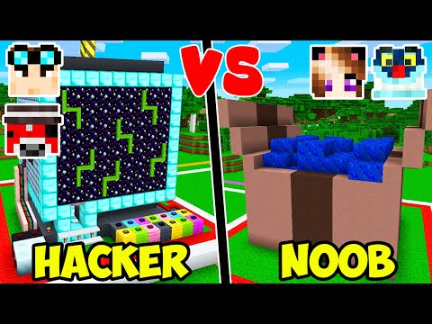 COSTRUISCO LA CASA NOOB DI DIAMANTI SU MINECRAFT! 🤪