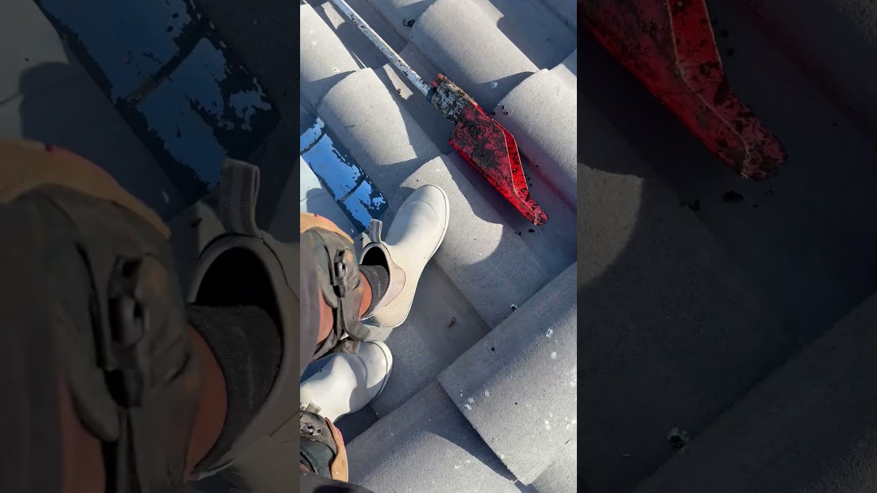 FROM FOUL GUTTERS, TO SUPREME CLEAN 2of4[ By ALL TERRAINE] #sacramento #guttercleaning #roofcleaning