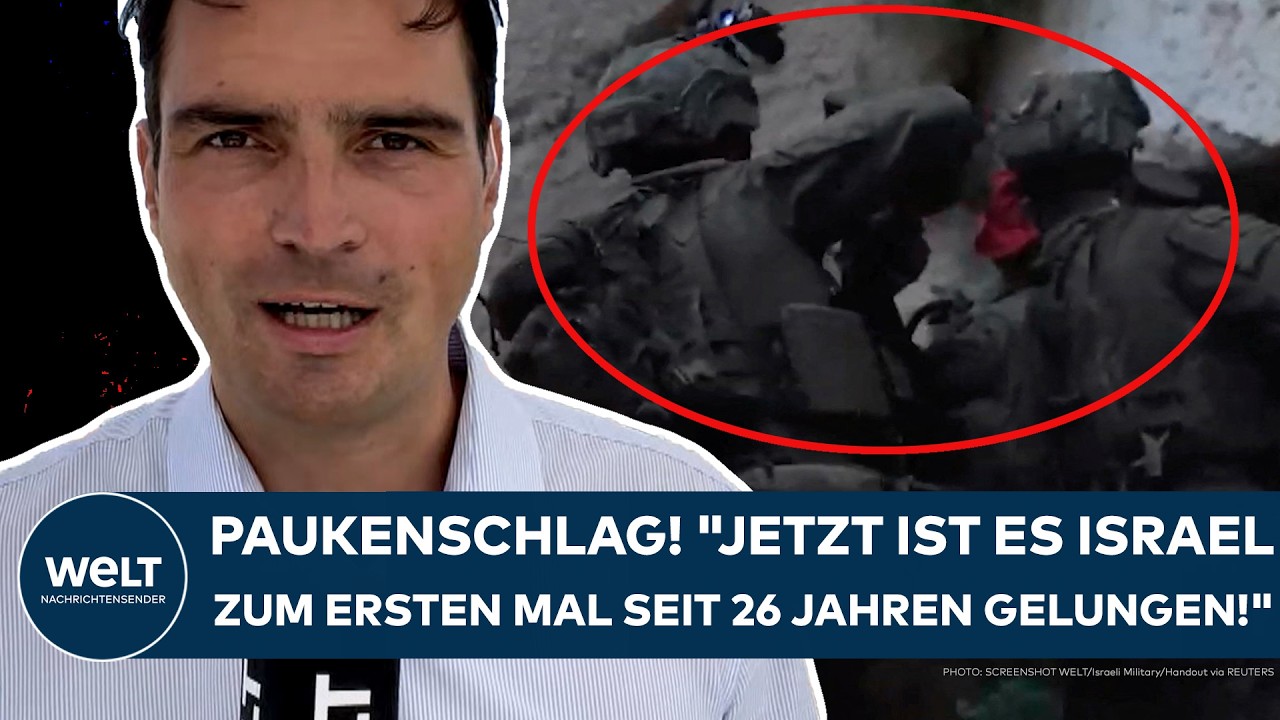 NAHOST: Paukenschlag! "Jetzt ist es Israel zum ersten Mal seit 26 Jahren gelungen!"
