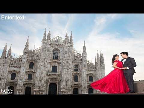 Pre-wedding shoot in Italy | Make up and hair done by me