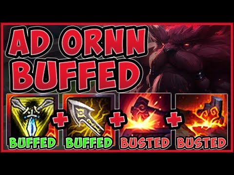 WTF! IS RIOT TROLLING US WITH THESE ORNN BUFFS?? AD ORNN SEASON 9 TOP GAMEPLAY! - League of Legends