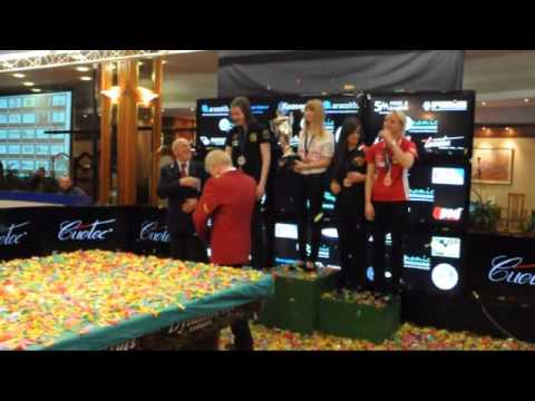Mistrzostwa Europy w Bilard - Słowenia 2013 - ceremonia dekoracji odmiany 10 bil