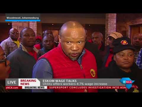 Trade unions react to Eskom's new wage offer