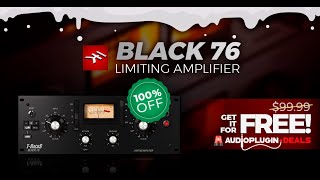 Video thumbnail for Black 76 Limiting Amplifier (FET Compressor/Limiter) by IK Multimedia – FREE DOWNLOAD! by Audio Plugin Deals