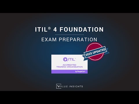 ITIL® 4 Foundation Exam Preparation Training | Introduction (eLearning)