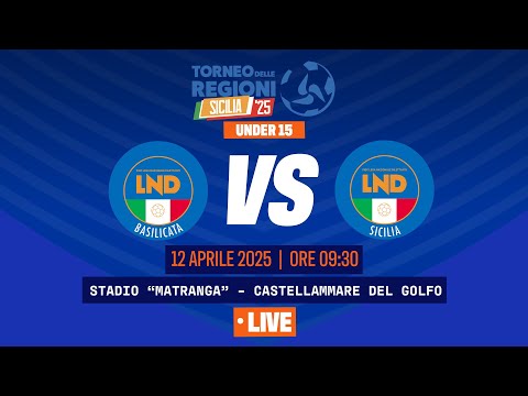 TDR 2025 - Under 15 | Basilicata - Sicilia