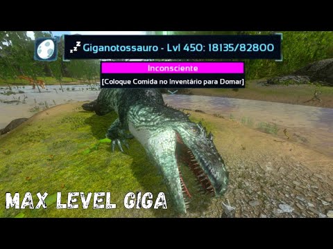 MAX LEVEL GIGA TAMING!! |ARK SURVIVAL EVOLVED MOBILE EP21 S1 (domando giga level máximo)