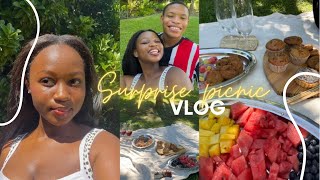 surprise summer picnic date for my boyfriend | couple picnic vlog 🥂🍉