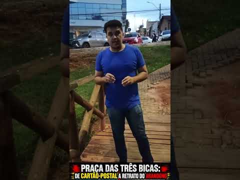 Praça das Três Bicas: de cartão-postal a retrato do abandono em Luziânia, Goiás
