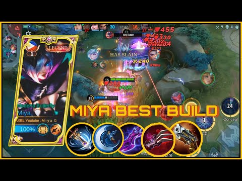 TOP GLOBAL BUILD MIYA BEST BUILD | MLBB MIYA