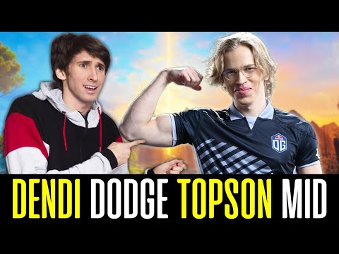 DENDI Dodge TOPSON in Mid Lane - 55 Minutes Game! DOTA 2
