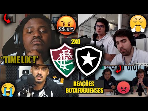 REAÇÕES dos BOTAFOGUENSES - FLUMINENSE 2X0 BOTAFOGO - BRASILEIRÃO 2025 - REACT VAMOS RIR DO FOGÃO!