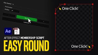 After Effects Easy Round Scripts Tutorial