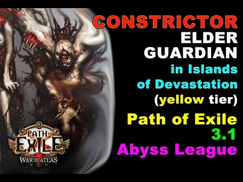 Path of Exile 3.1: Constrictor in the Islands of Devastation YELLOW TIER (Abyss League)
