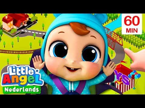 Autoreis naar de speelgoedwinkel! | Kinderliedjes met Baby John | Little Angel Nederlands