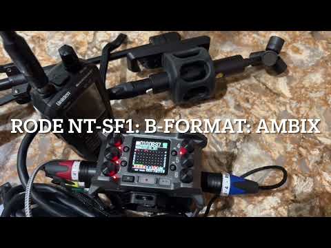 RØDE NT-SF1: Indoor Recording Test: AmbiX: B-Format