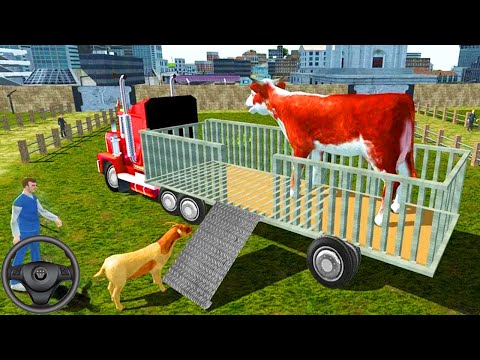 Real Tractor Farm Animal Truck Driving Transport Simulator - Best Android GamePlay HD