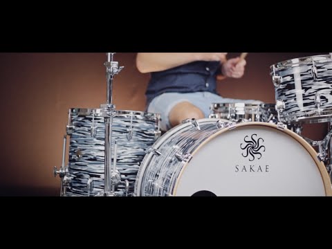 Sakae Trilogy Black Oyster Drum Kit
