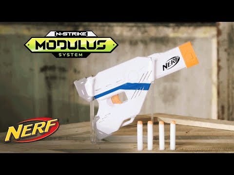 NERF Deutschland - 'N-Strike Modulus Firepower Upgrade Set Schulterstütze' Produktdemo-Video