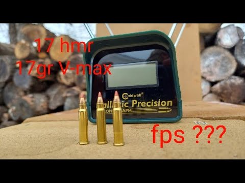 17hmr Chronograph Results Faster Then I Expected!!