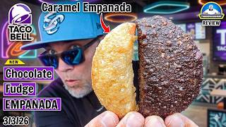 Taco Bell® NEW Chocolate Fudge Empanada Review!  | Better Than The Caramel Empanada | thendorsement