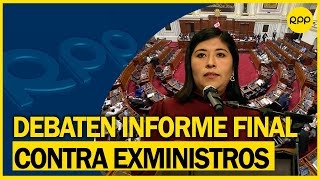 Comisión Permanente aprobó informe final contra Betssy Chávez por fallido golpe de Estado