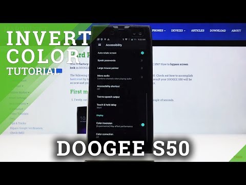 How to Enable Color Inversion in DOOGEE S50 – Invert Display Colors
