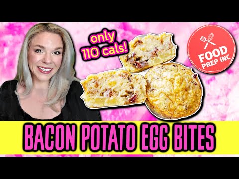 How To Make Cheesy Bacon Potato Egg Bites