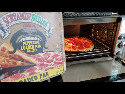 Screamin Sicilian Pizza Pepperoni Loaded Pan Breville Smart Oven Air