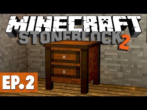 INSANE SPEED! Mining, Dimension & Furnace in Minecraft StoneBlock 2