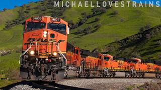 BNSF Freight Trains Battling the Tehachapi Pass - 2026