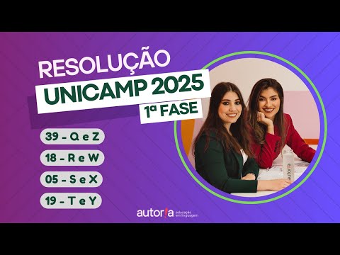 UNICAMP 2025 - 1ª Fase - Autoria Linguagem - Questão 39 | Linguagens, prova Q e Z