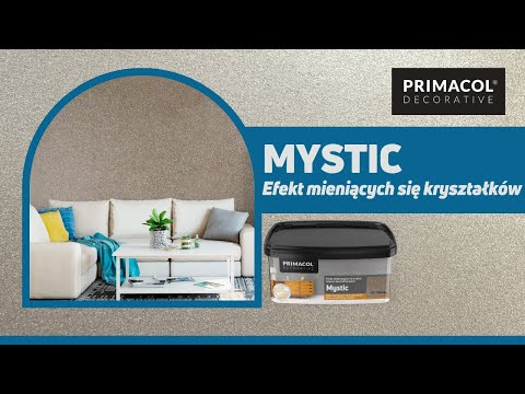 Farba Mystic Primacol Decorative - jednolity efekt dekoracyjny, aplikacja pistoletem