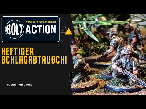 Bolt Action Battlereport Pacific Campaign: Fierce Battle!