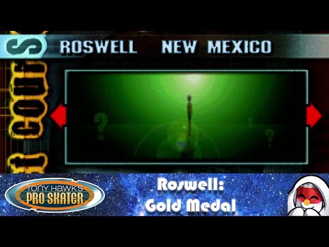 Tony Hawk's Pro Skater (PS1) - Roswell - Gold Medal