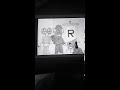 Sesame Street R Is For Rooster And Robber In Black And White