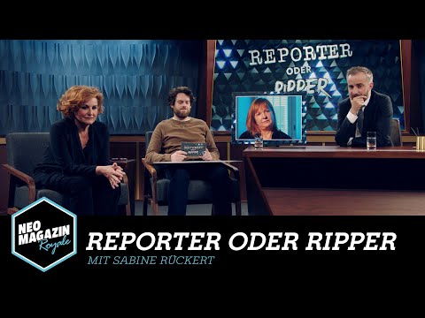 Reporter oder Ripper mit Sabine Rückert | Neo Magazin Royale mit Jan Böhmermann -  ZDFneo