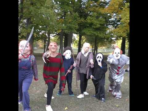 Siren Head vs Michael Myers, Chucky, Freddy & GhostFace (SHORT)