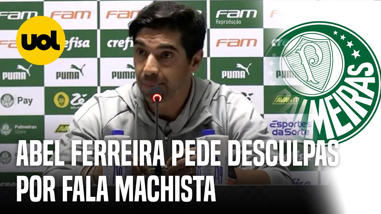 PALMEIRAS: ABEL FERREIRA PEDE DESCULPAS PARA JORNALISTA POR FALA MACHISTA EM COLETIVA