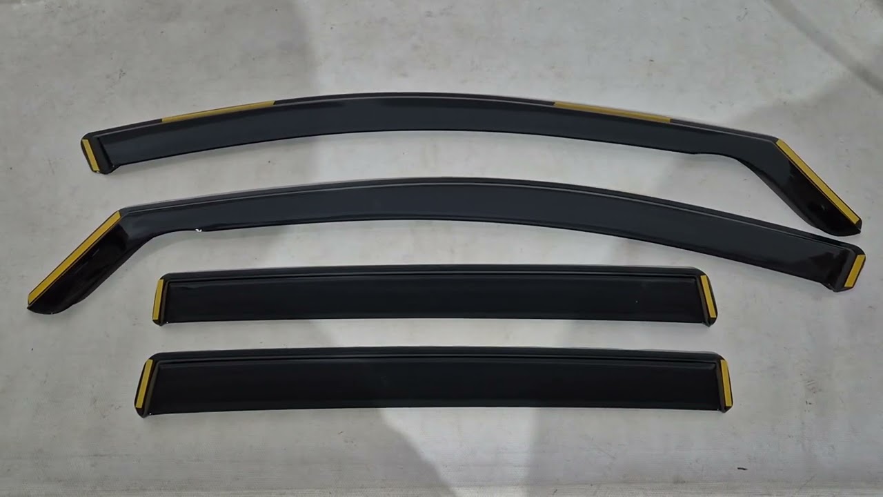 Toyota Rav 4 2013-2018 рр. Вітровики вставні Niken Luxury (4 шт) Video 1