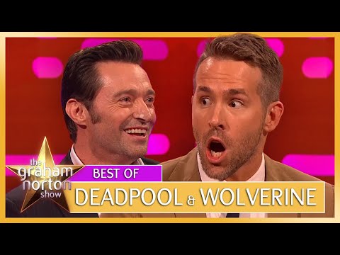 瑞安-雷諾茲與休-傑克曼分享搞笑故事｜死侍與金剛狼 (Ryan Reynolds & Hugh Jackman Share Hilarious Stories | Deadpool & Wolverine)